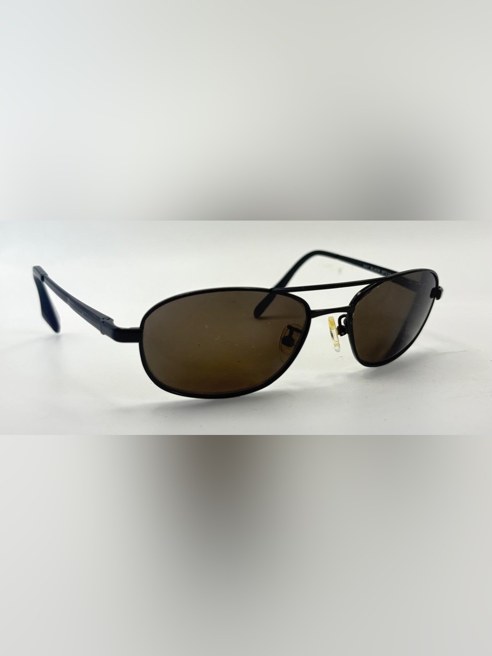 La Salle Black Pilot Metal Sunglasses Frames Only